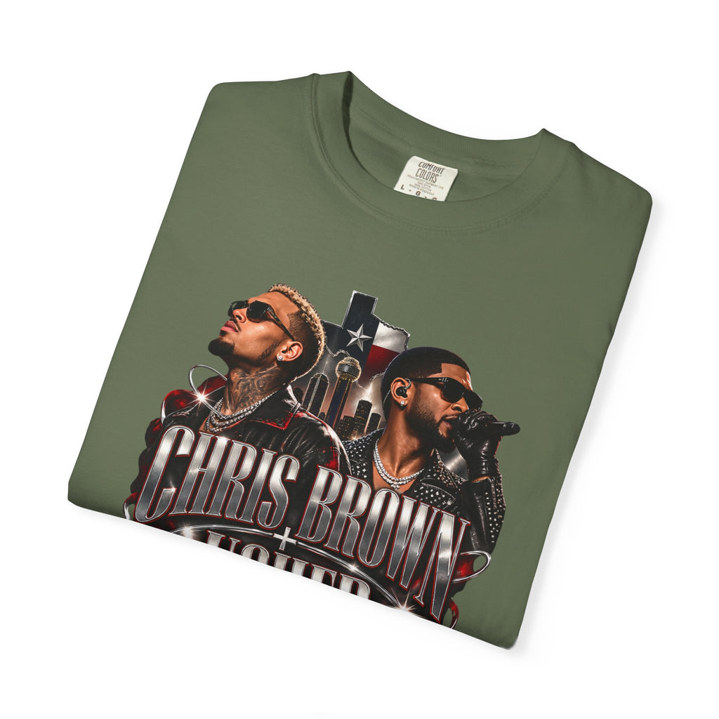 Chris Brown & Usher Concert Tee — Retro R&B Graphic T-Shirt