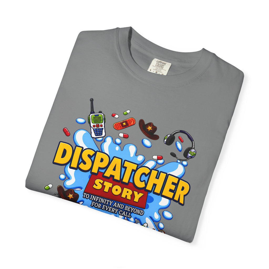 Dispatcher Story TShirt 911 Dispatcher Rescue Radio Call Center Tee