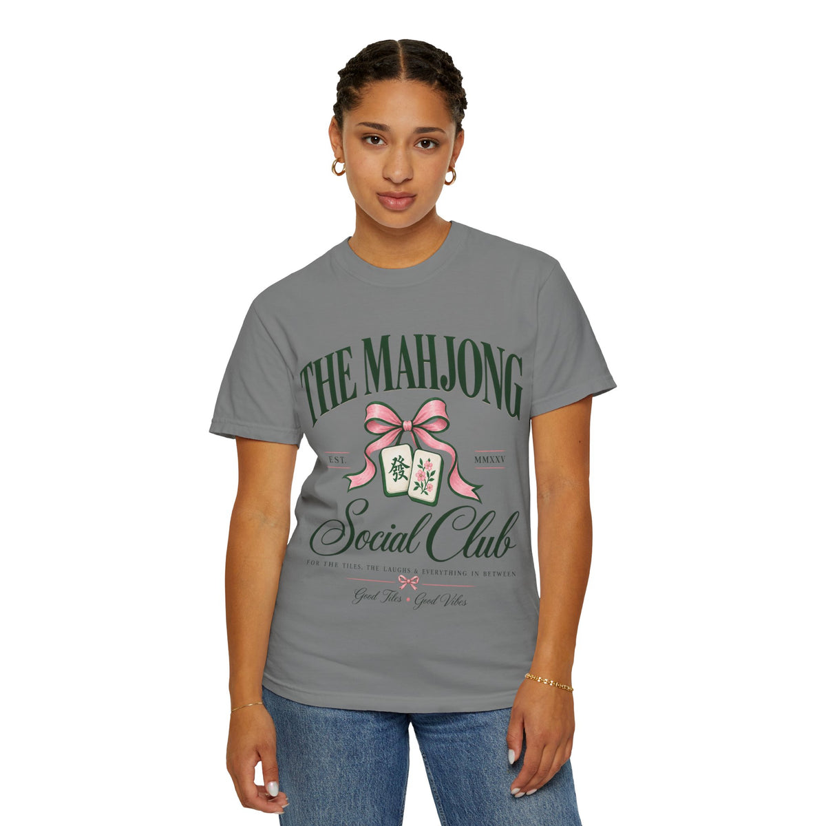 Mahjong Social Club T-Shirt — Vintage Mahjong Tiles Graphic LIMITED