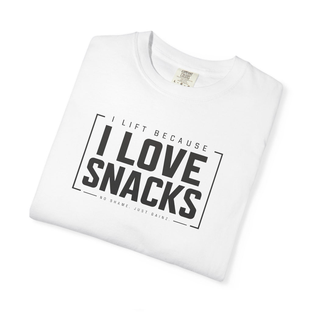 I Lift Because I Love Snacks TShirt
