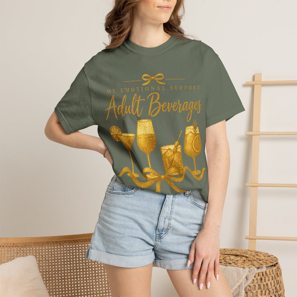 My Emotional Support Drinks Graphic Tee
