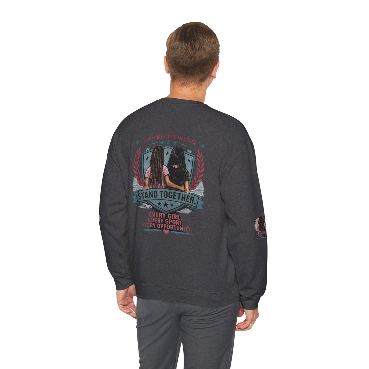 Stand Together™ Unisex Crewneck Sweatshirt | Every Girl. Every Sport. Every Opportunity.