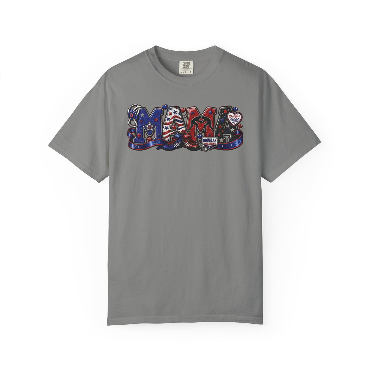 T-Shirt — Patriotic Americana Graphic Tee (USA Flag Collage)