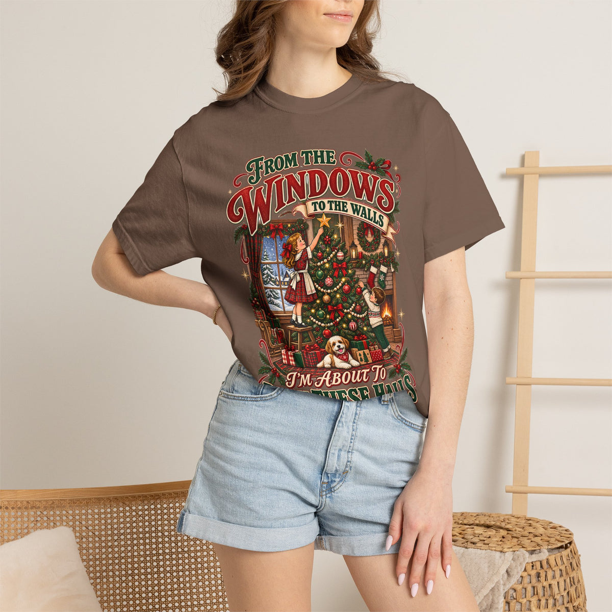 Christmas Deck These Halls Tee