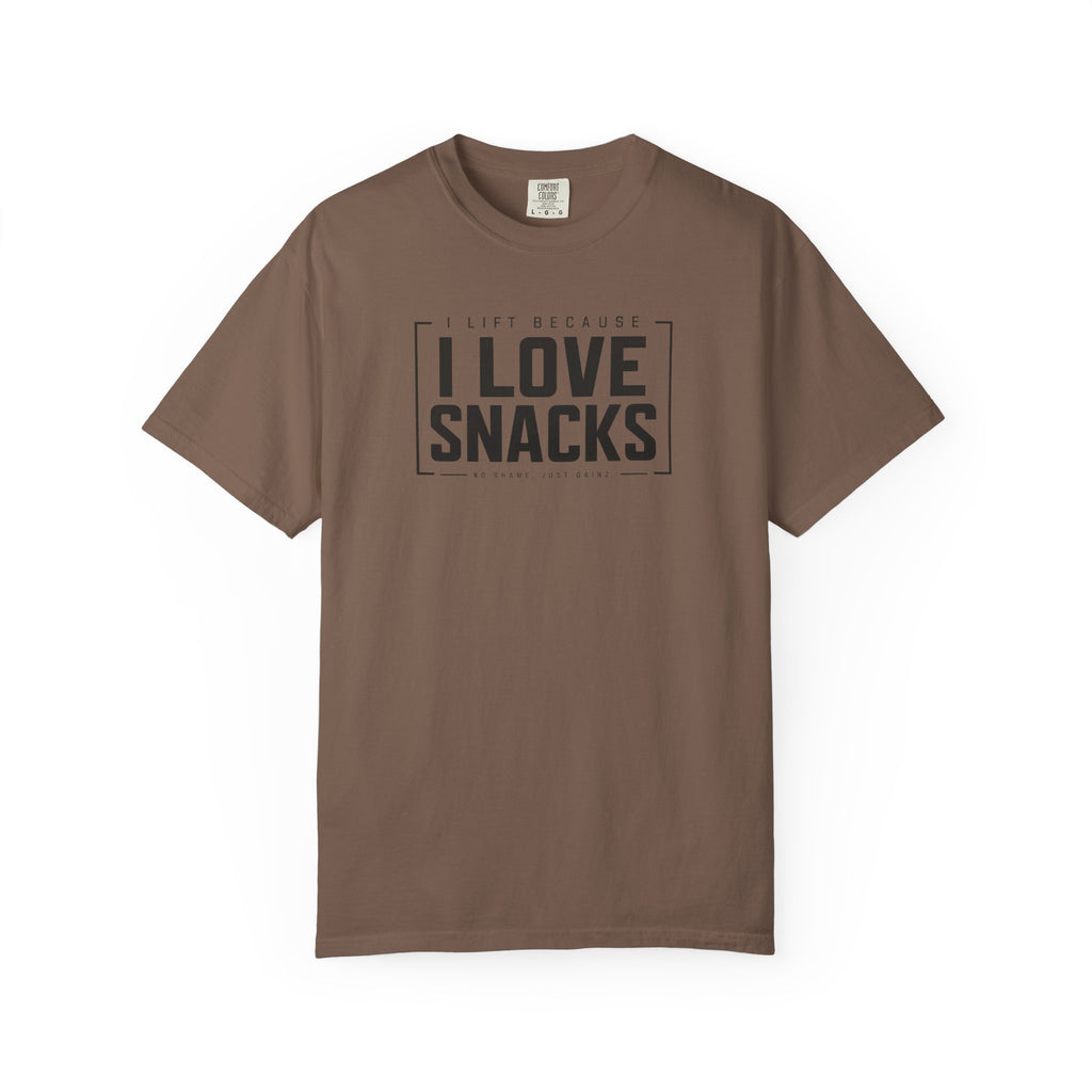 I Lift Because I Love Snacks TShirt
