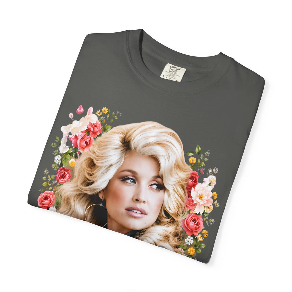 Graphic Tee Retro Floral Portrait I Will Always Love You