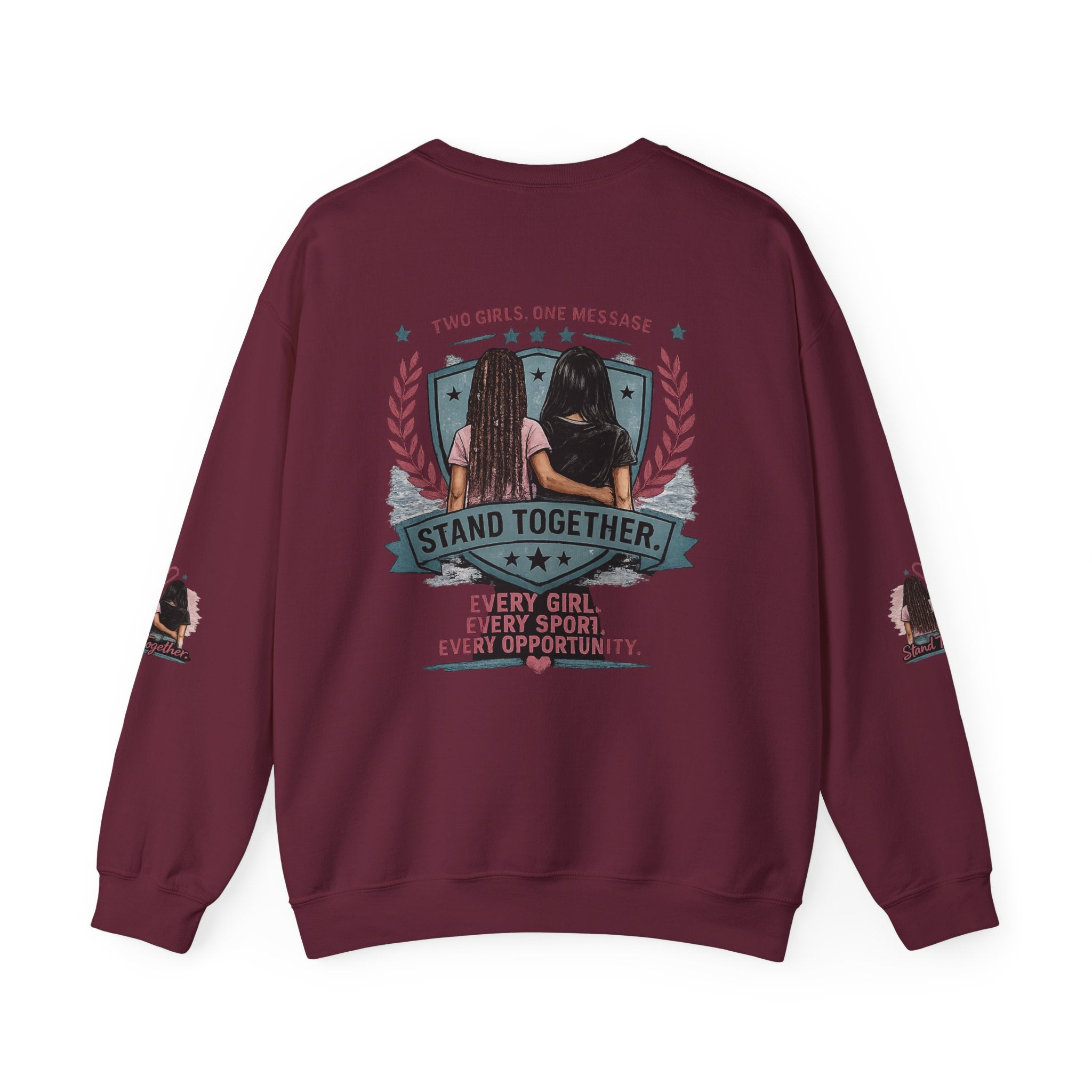 Stand Together™ Unisex Crewneck Sweatshirt | Every Girl. Every Sport. Every Opportunity.
