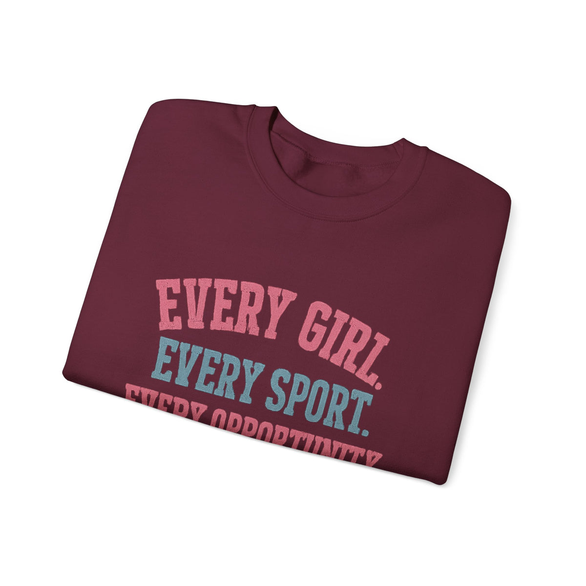 Stand Together™ Unisex Crewneck Sweatshirt | Every Girl. Every Sport. Every Opportunity.