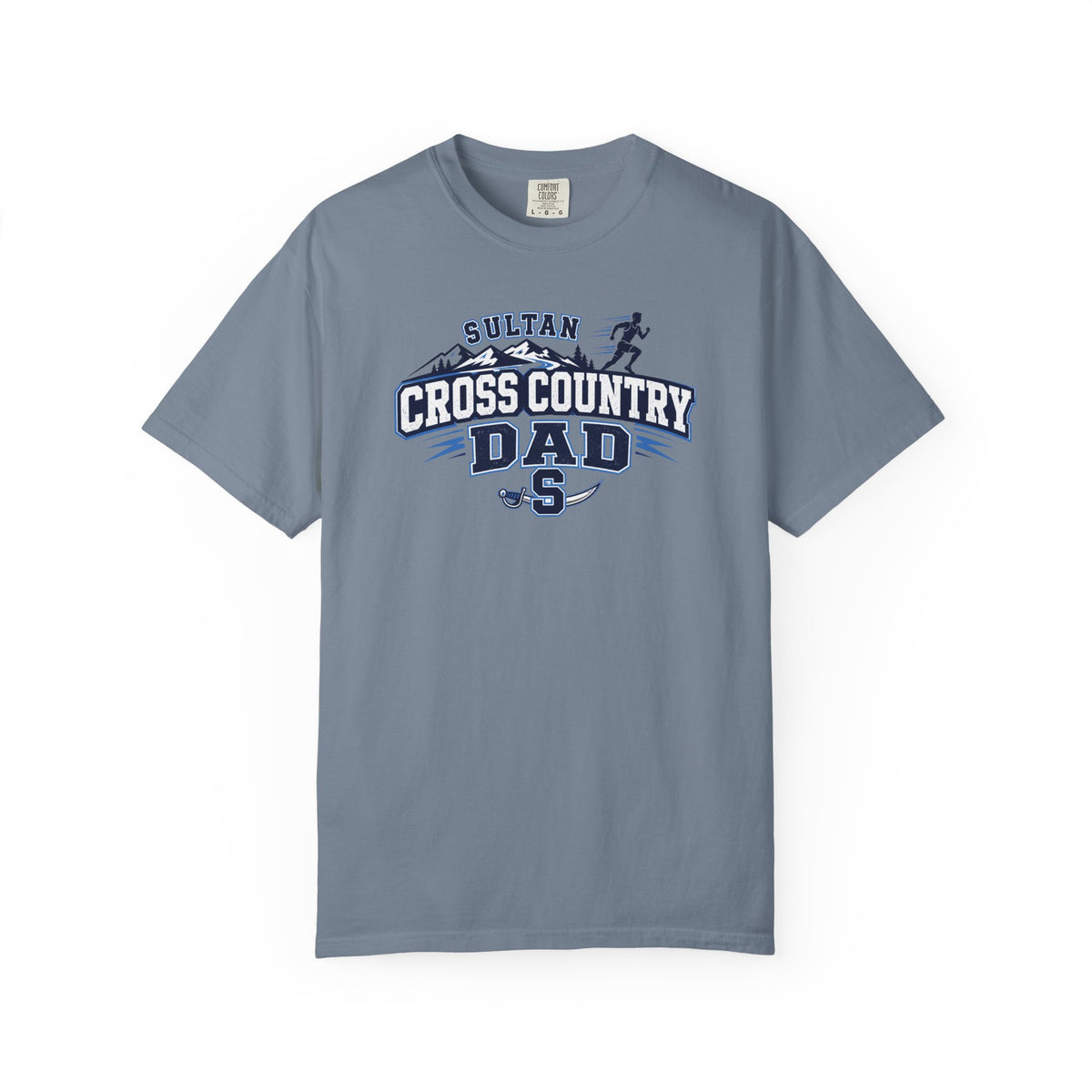 Cross Country Dad TShirt Sultan High School Running Team Tee