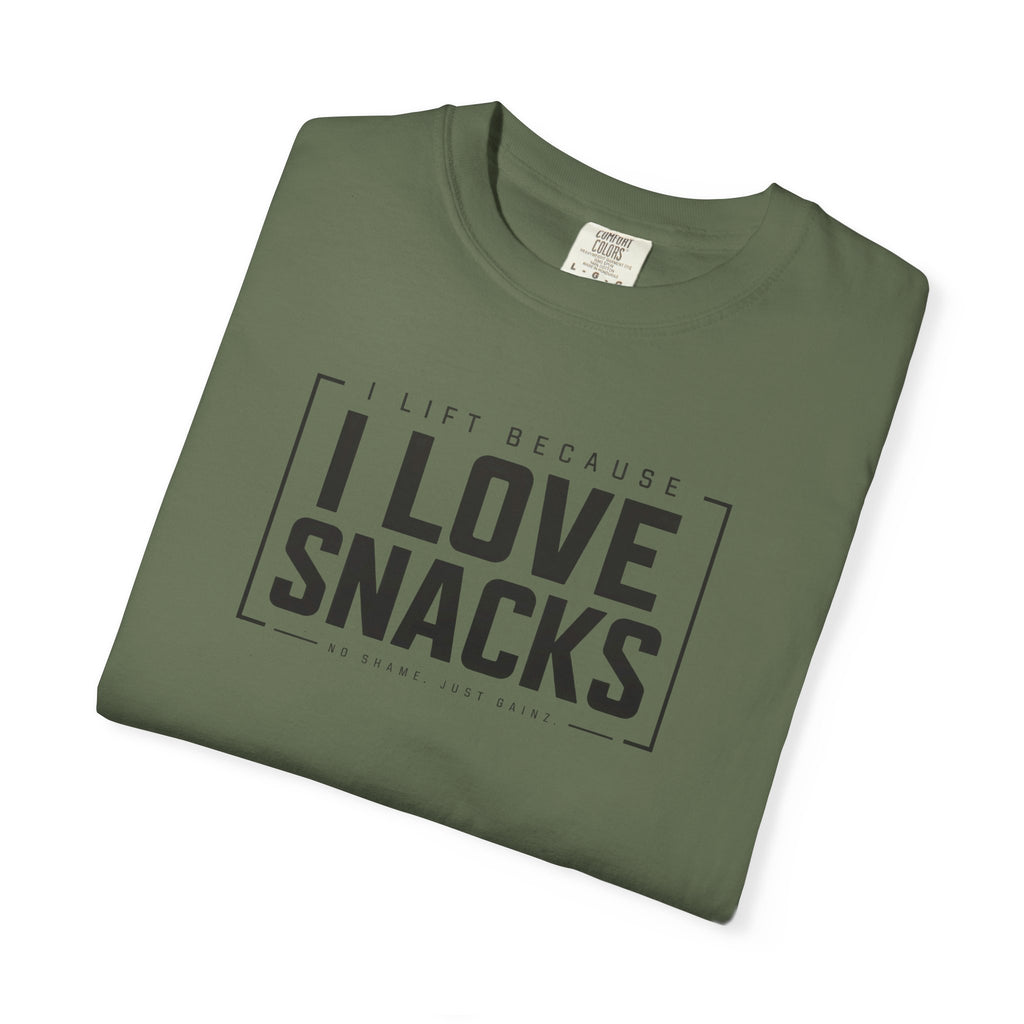 I Lift Because I Love Snacks TShirt