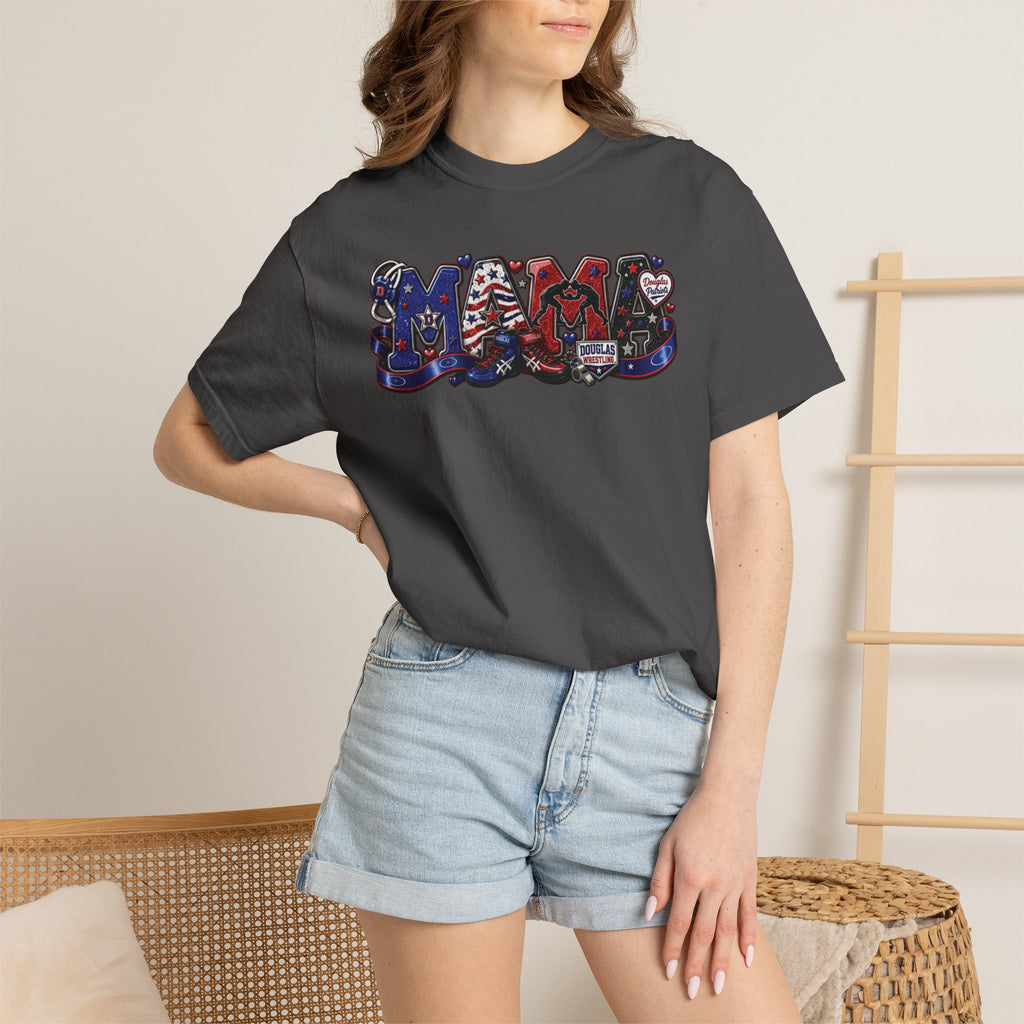 T-Shirt — Patriotic Americana Graphic Tee (USA Flag Collage)