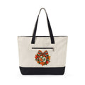 Fall Canvas Mahjong Zippered Tote