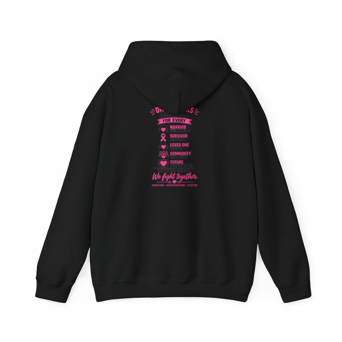 Breast Cancer Support 911 Dispatcher Hoodie
