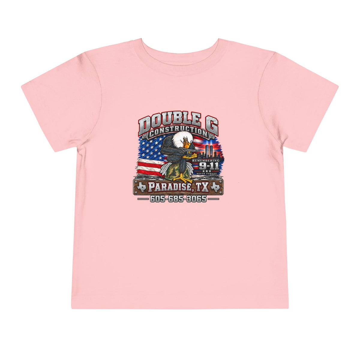Double G Construction 9 11 Tribute Toddler Tee