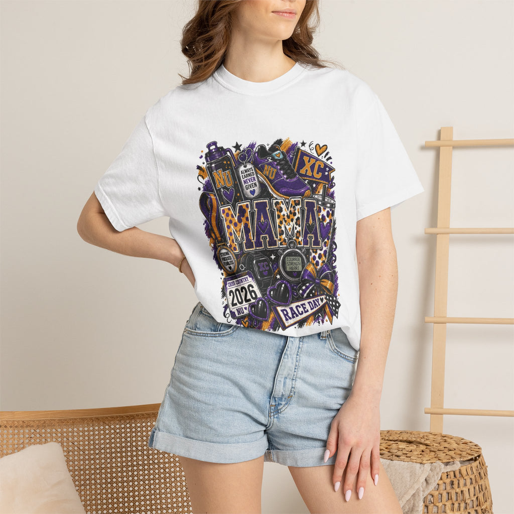 XC Mama Race Day TShirt 2026 Cross Country Mom Support Tee