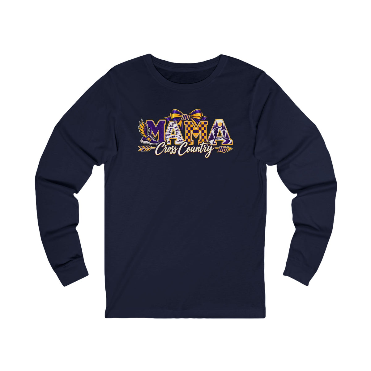 Mama Crew Long Sleeve Tee Mama Graphic