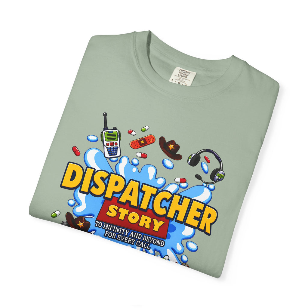 Dispatcher Story TShirt 911 Dispatcher Rescue Radio Call Center Tee
