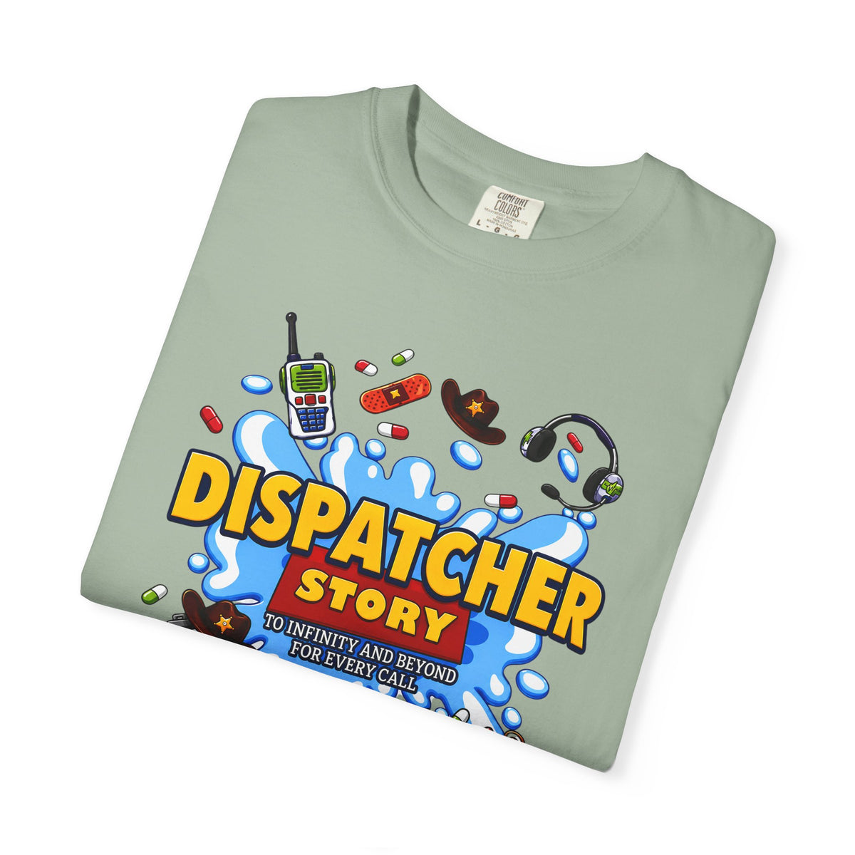 Dispatcher Story TShirt 911 Dispatcher Rescue Radio Call Center Tee