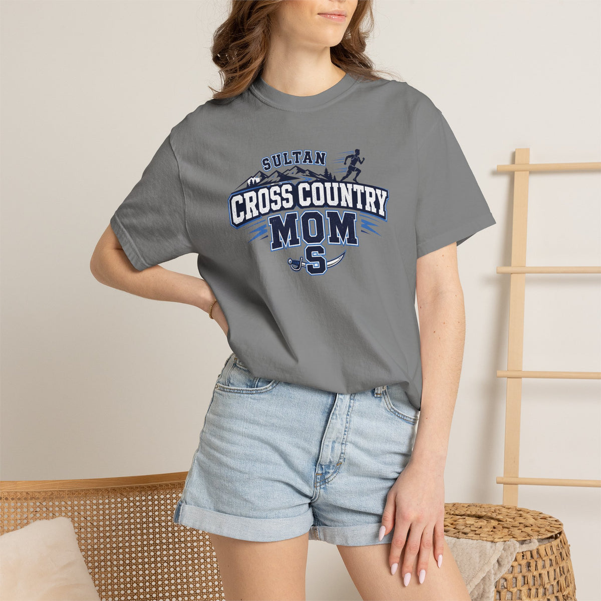 Cross Country Mom TShirt Sultan High School Running Team Tee