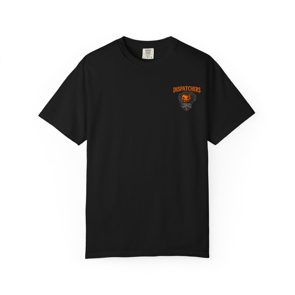 Dispatchers Halloween T-Shirt — "Answering the Call" Emergency Dispatcher Tee