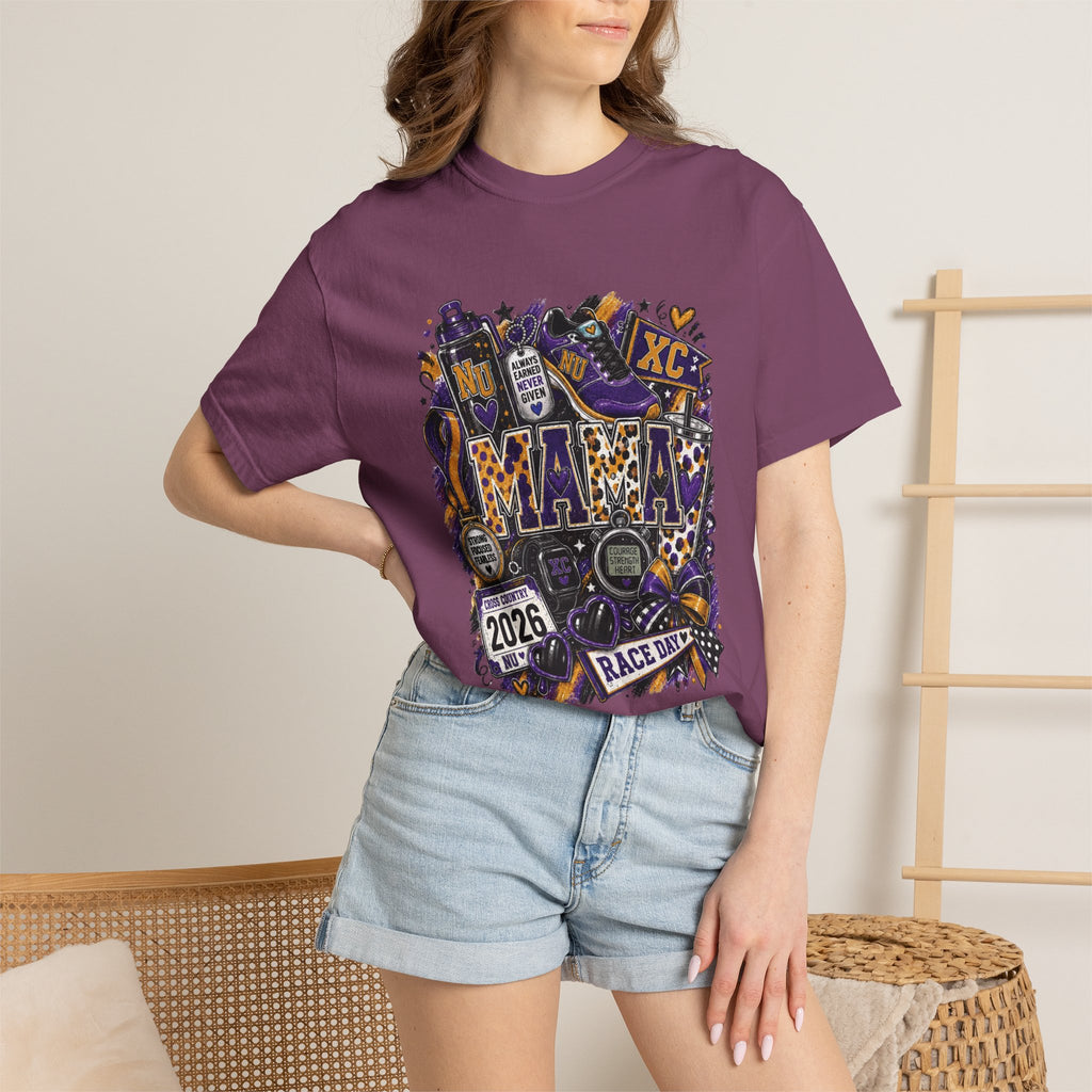 XC Mama Race Day TShirt 2026 Cross Country Mom Support Tee