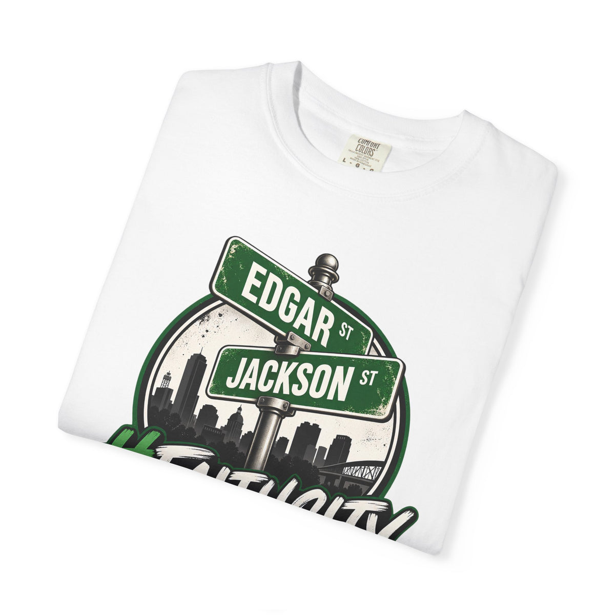 FaithCity Edgar Jackson Street Sign Skyline Tee