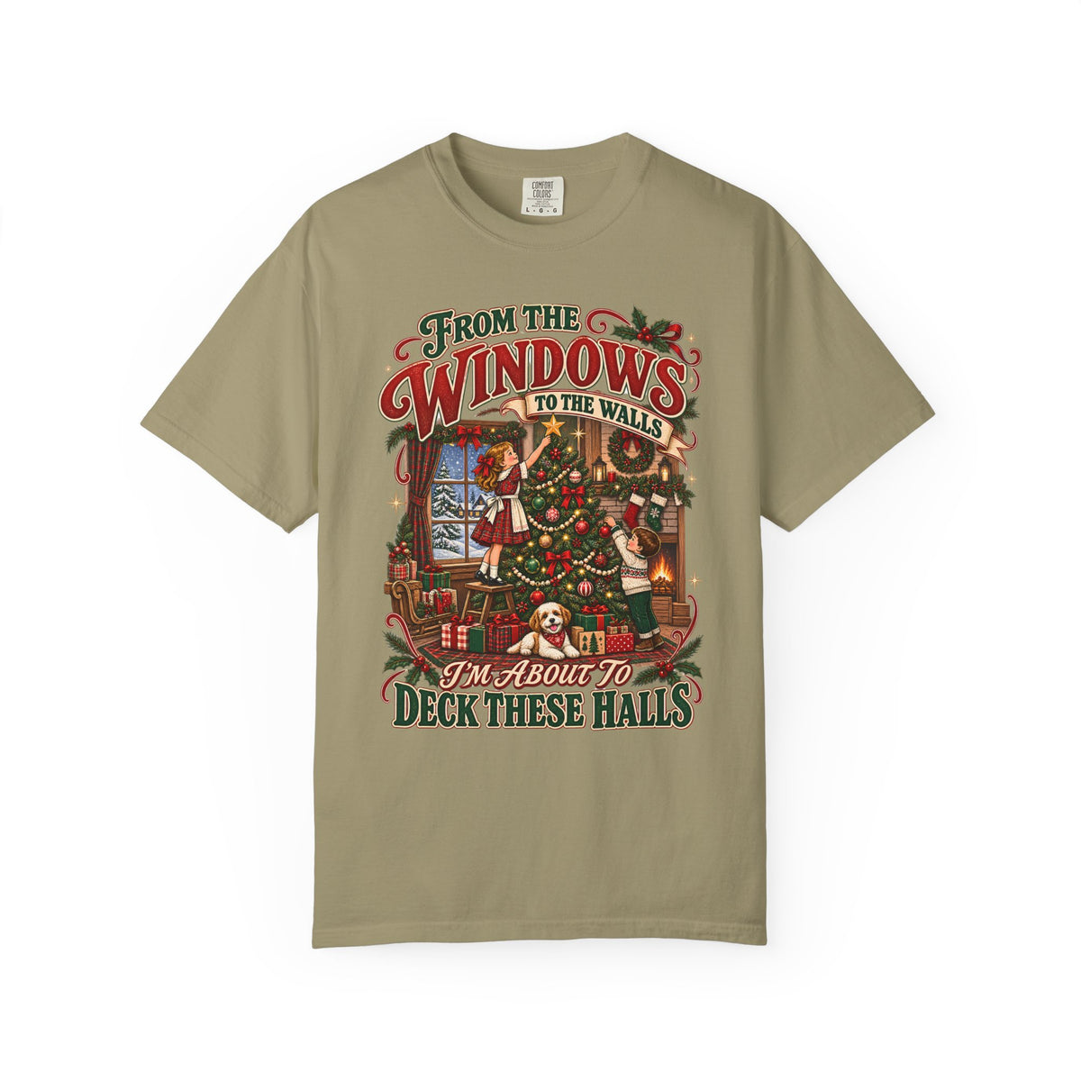 Christmas Deck These Halls Tee