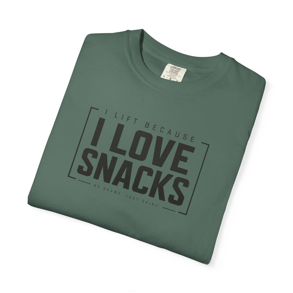 I Lift Because I Love Snacks TShirt