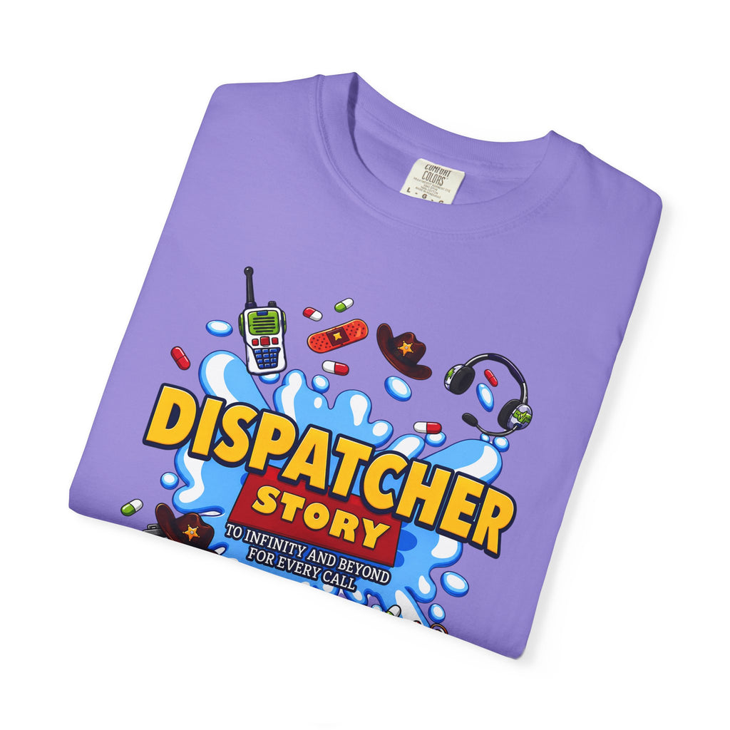 Dispatcher Story TShirt 911 Dispatcher Rescue Radio Call Center Tee