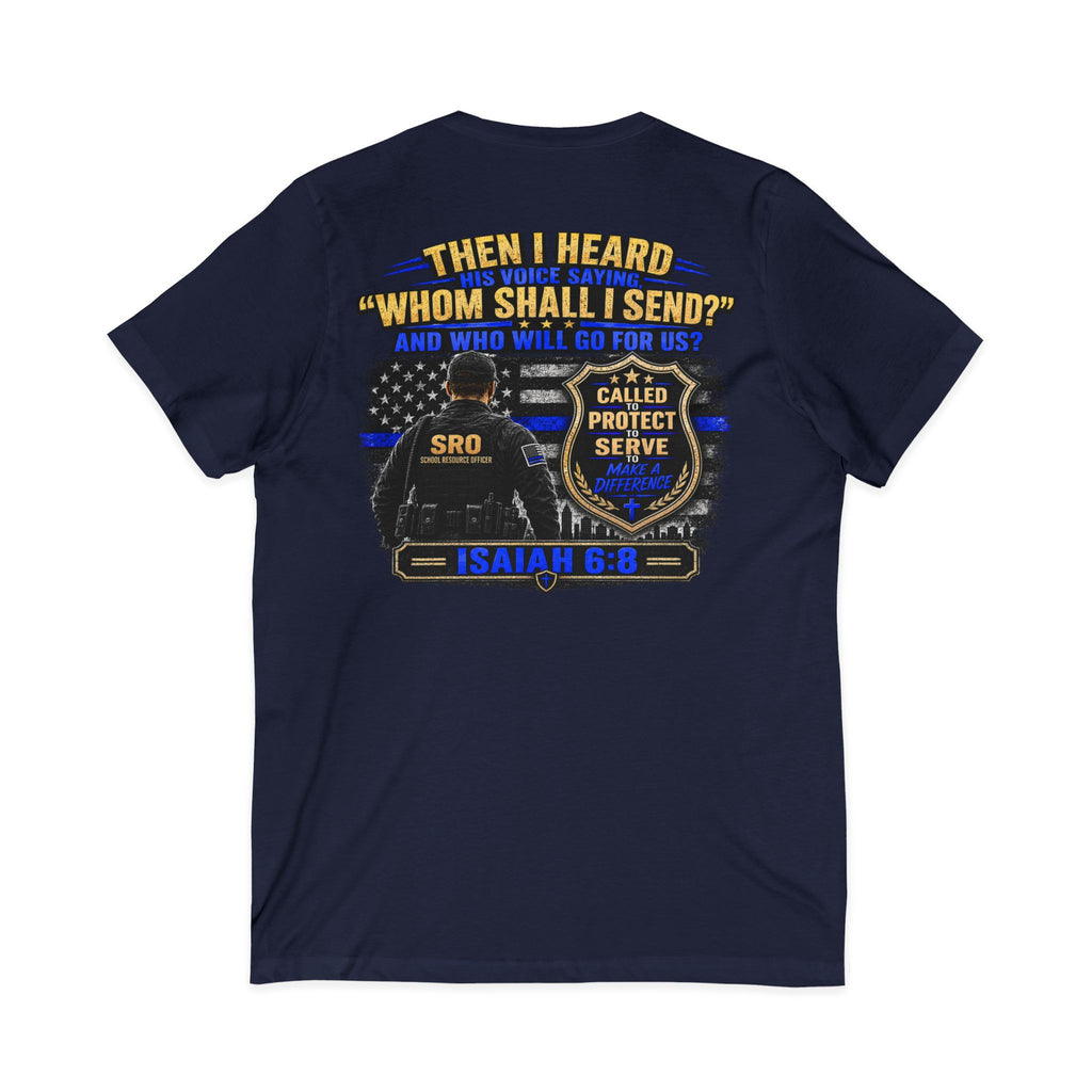 SPOUSE SRO V-Neck Tee — "Called to Protect"
