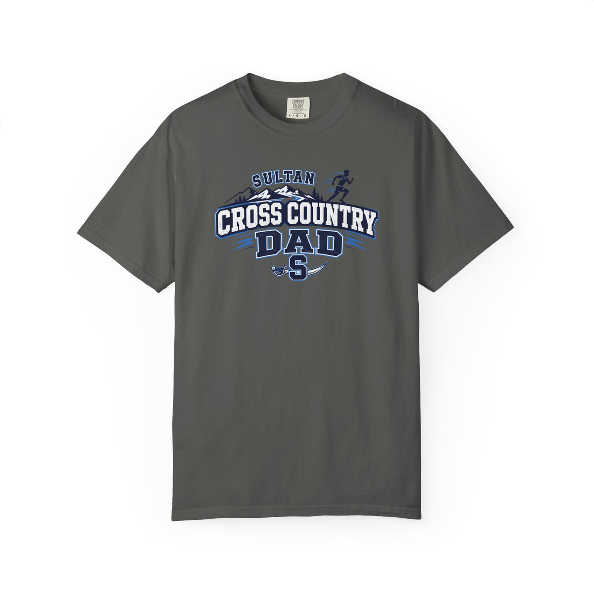 Cross Country Dad TShirt Sultan High School Running Team Tee