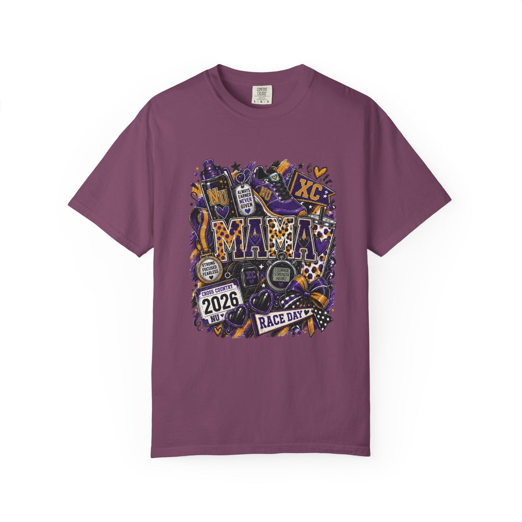 XC Mama Race Day TShirt 2026 Cross Country Mom Support Tee