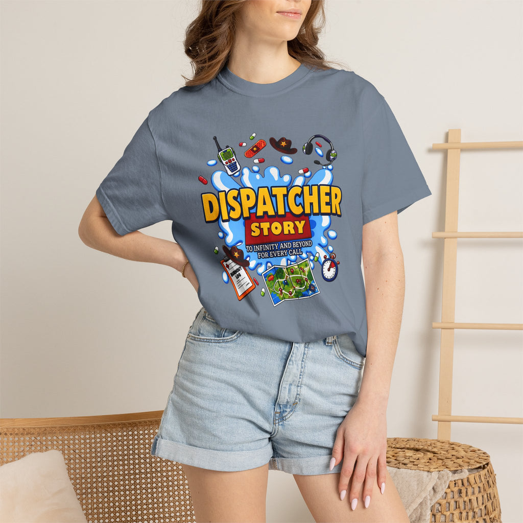 Dispatcher Story TShirt 911 Dispatcher Rescue Radio Call Center Tee