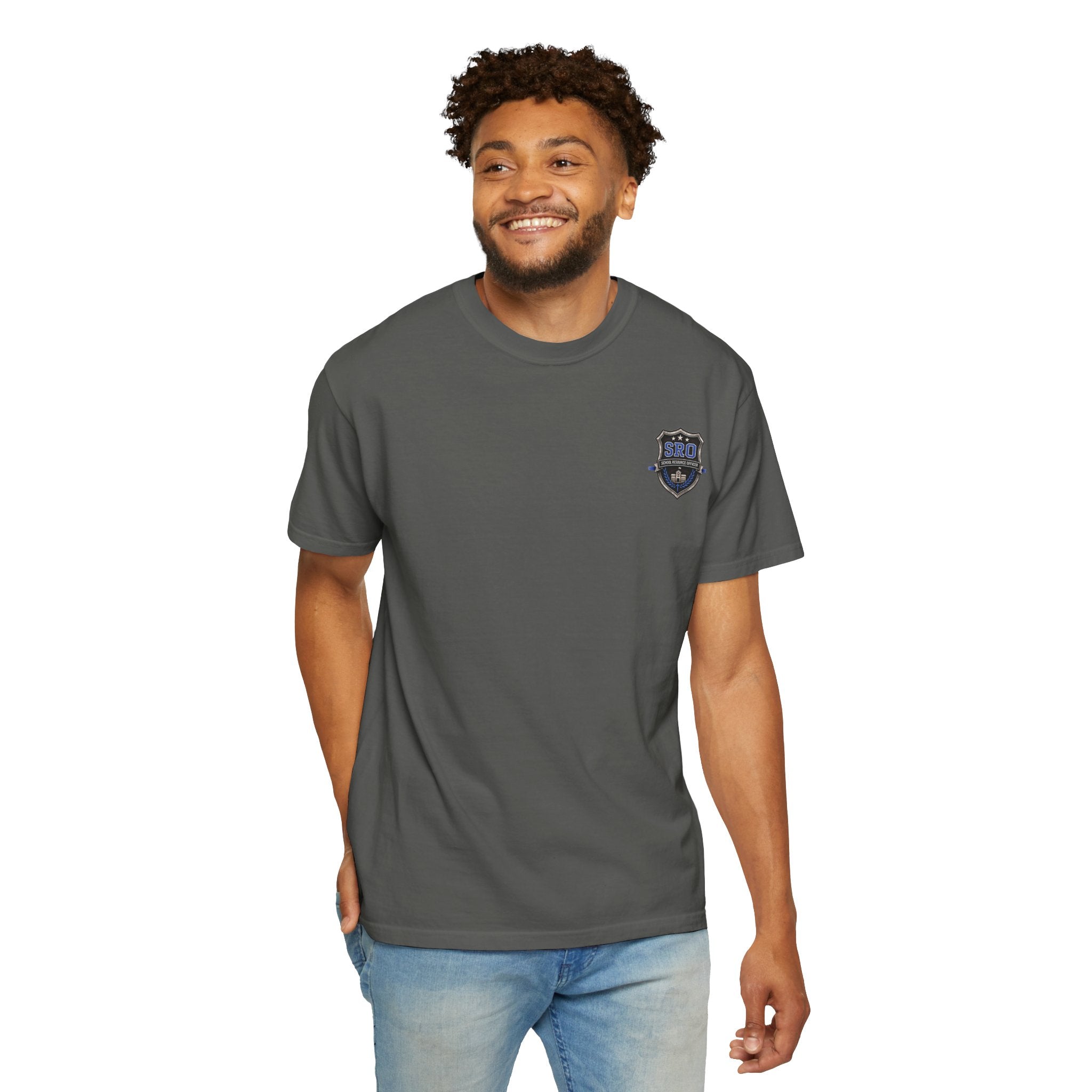 School Resource Officer Tribute T-Shirt — "Then I Heard His Voice Saying: Whom Shall I Send?"