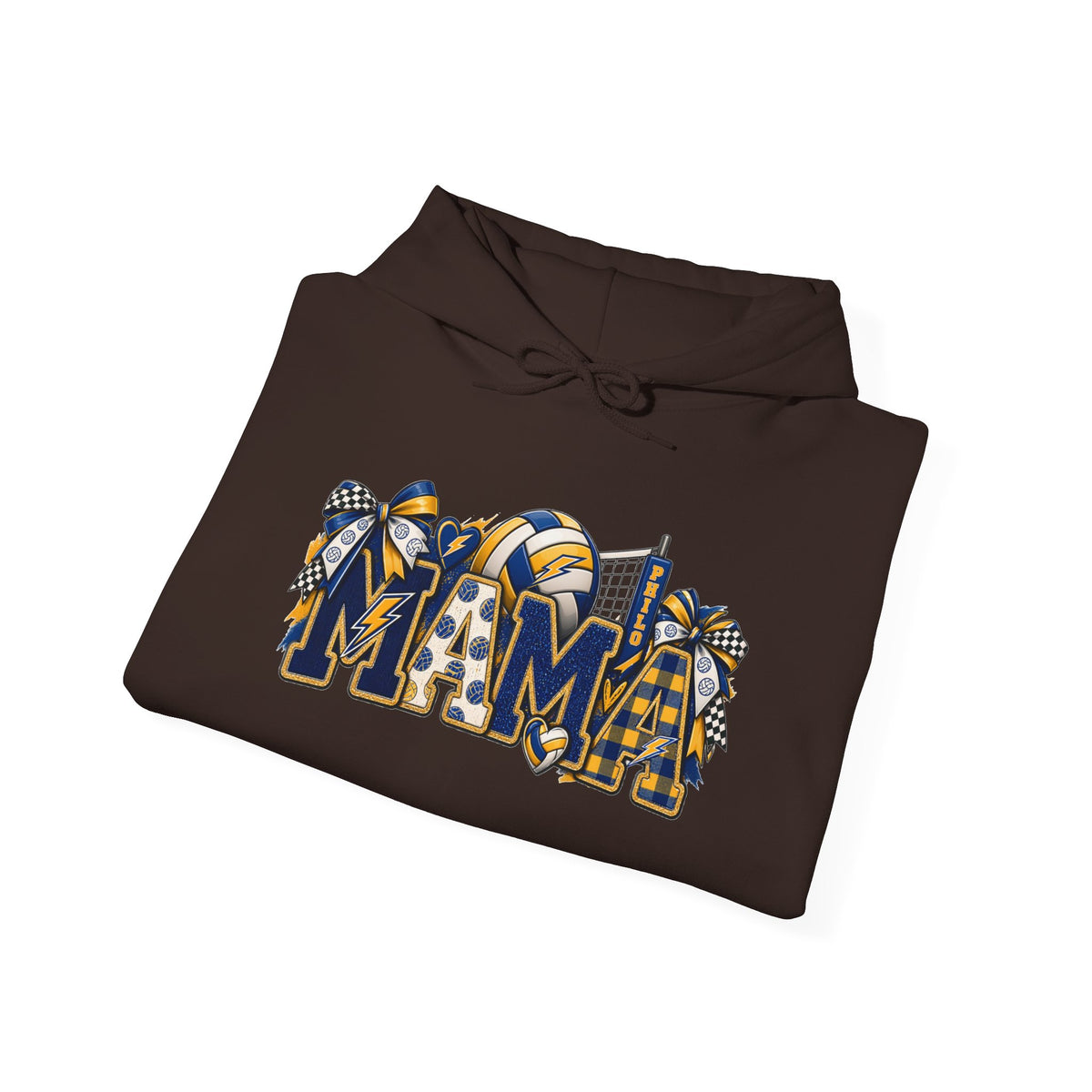 Mama Graphic Hoodie — Mama Pullover VOLLEYBALL