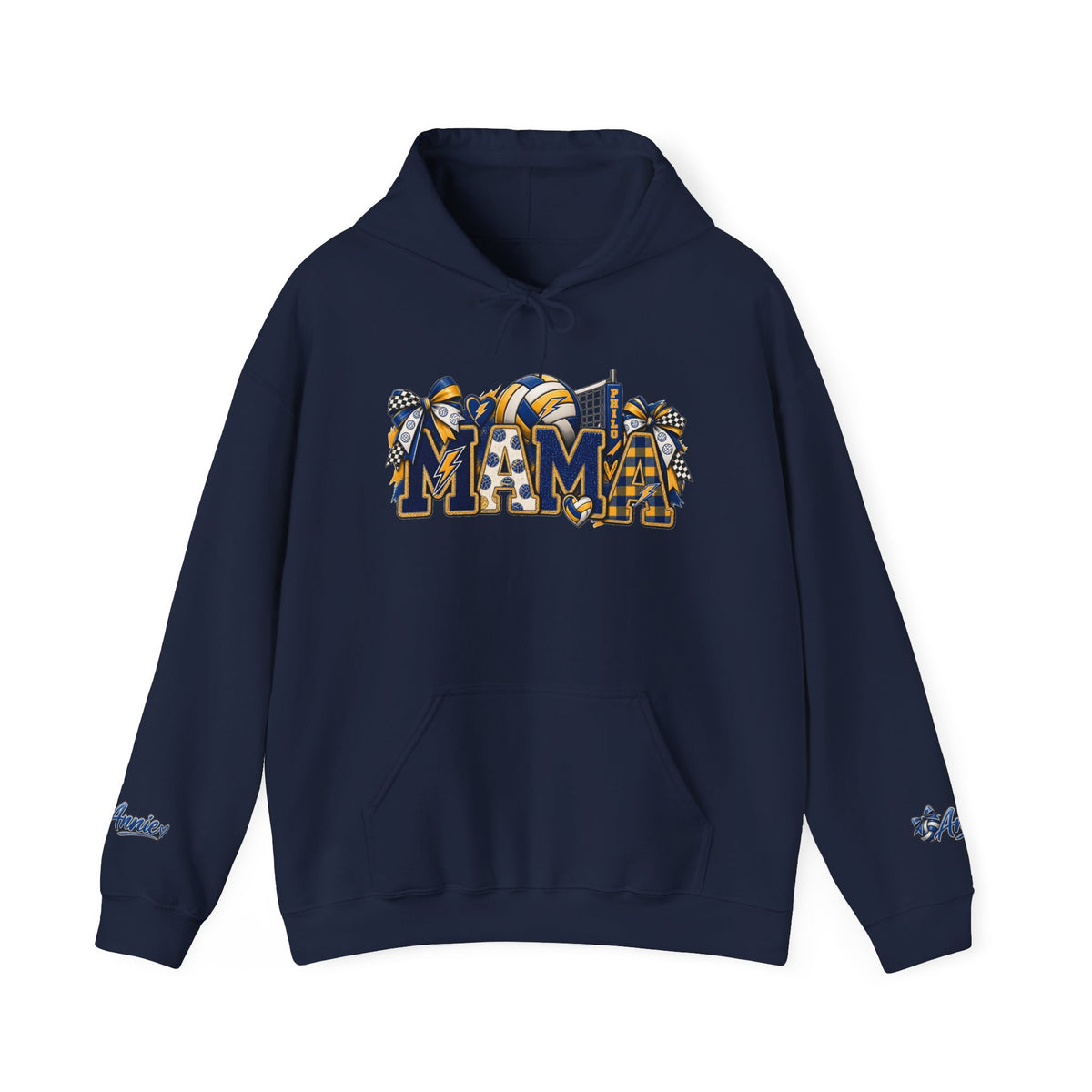 Mama Graphic Hoodie — Mama Pullover VOLLEYBALL