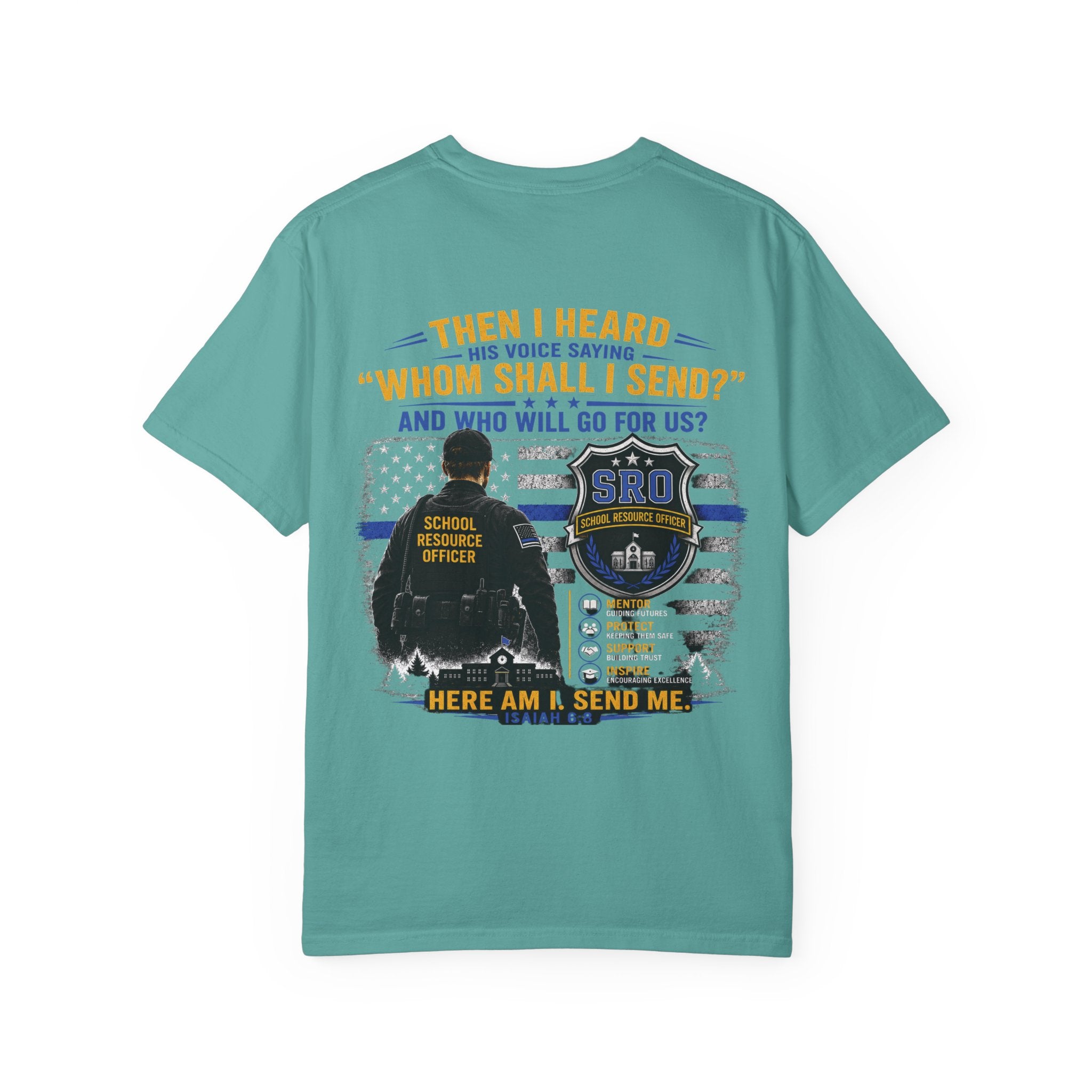SPOUSE School Resource Officer Tribute T-Shirt — "Mentor etc"