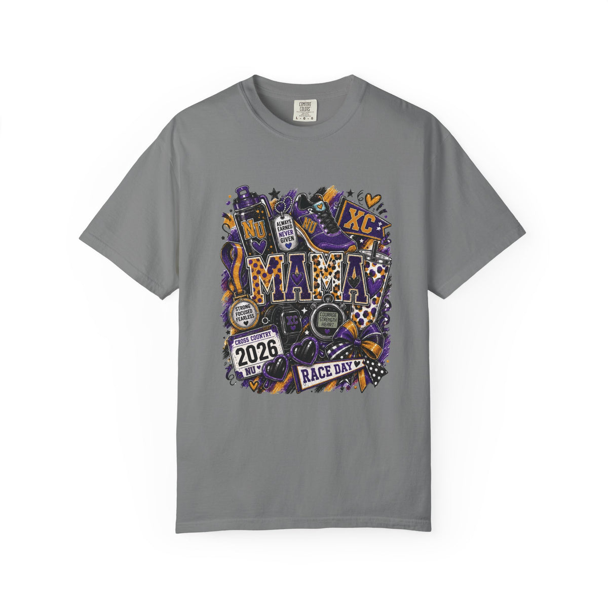 XC Mama Race Day TShirt 2026 Cross Country Mom Support Tee