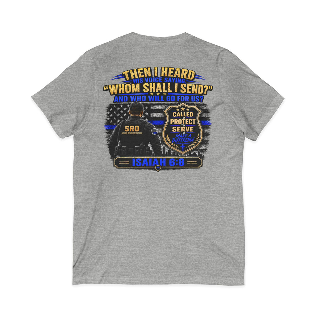 SPOUSE SRO V-Neck Tee — "Called to Protect"