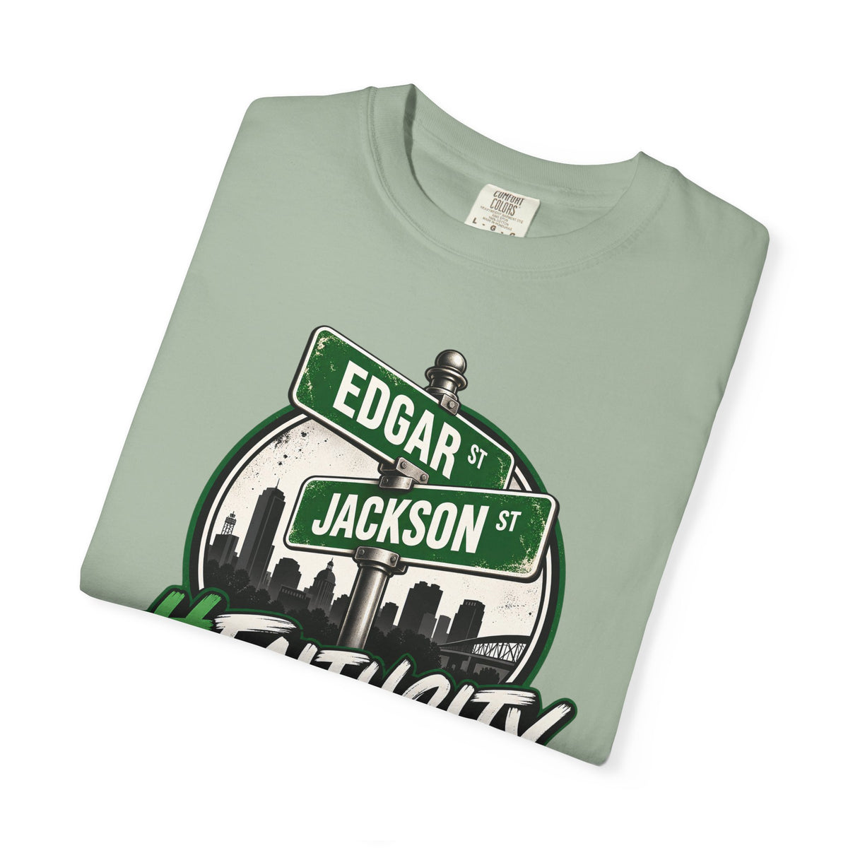FaithCity Edgar Jackson Street Sign Skyline Tee