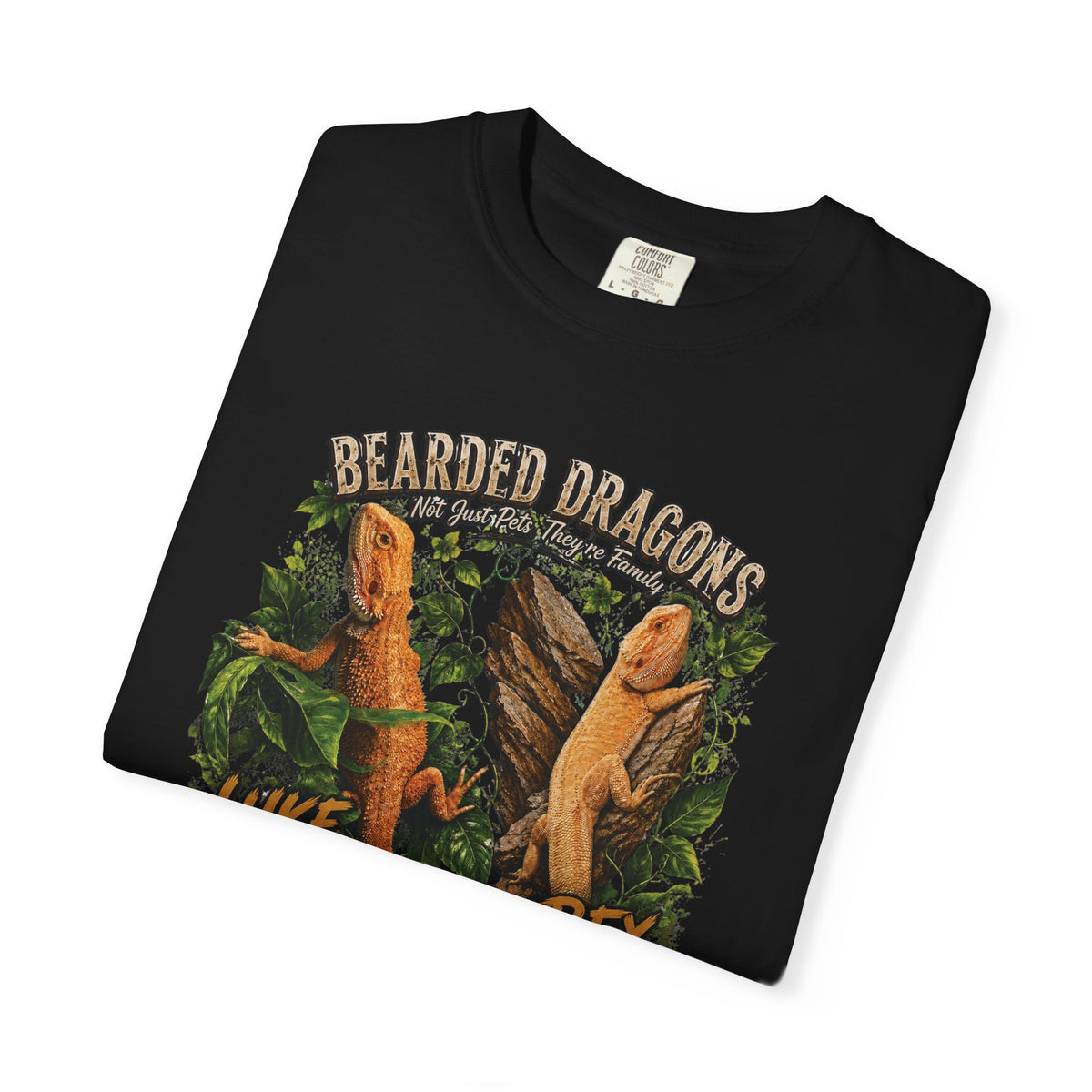 Bearded Dragons Illustration TShirt Luke Rex Reptile Lover Tee