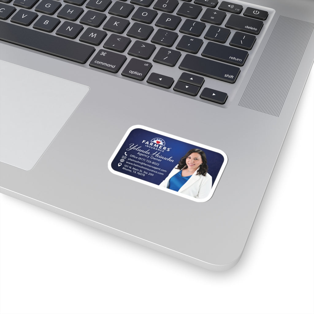 Farmers Insurance Agent Business Card Sticker