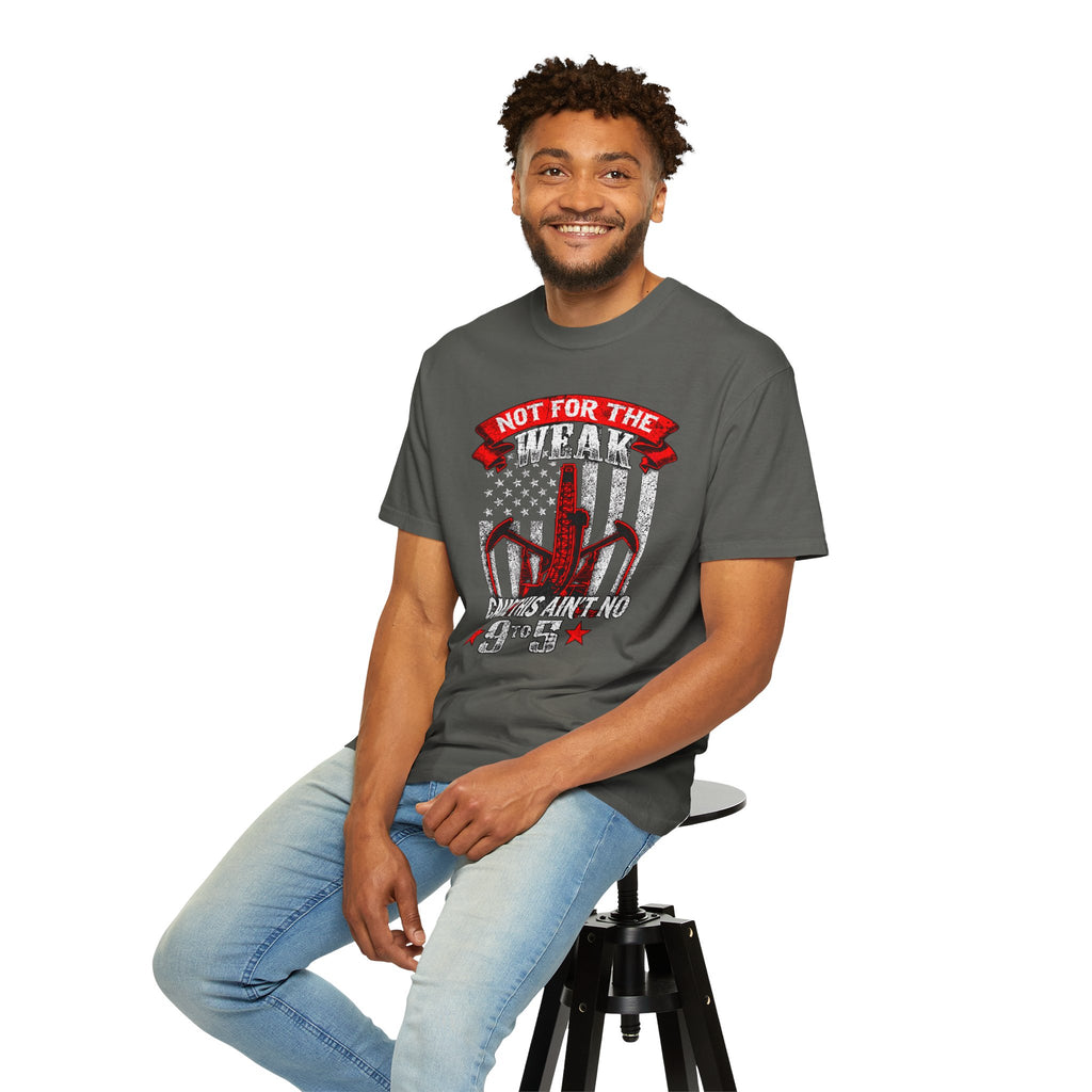 Funny Oilfield TShirt Flag Not 9 to 5