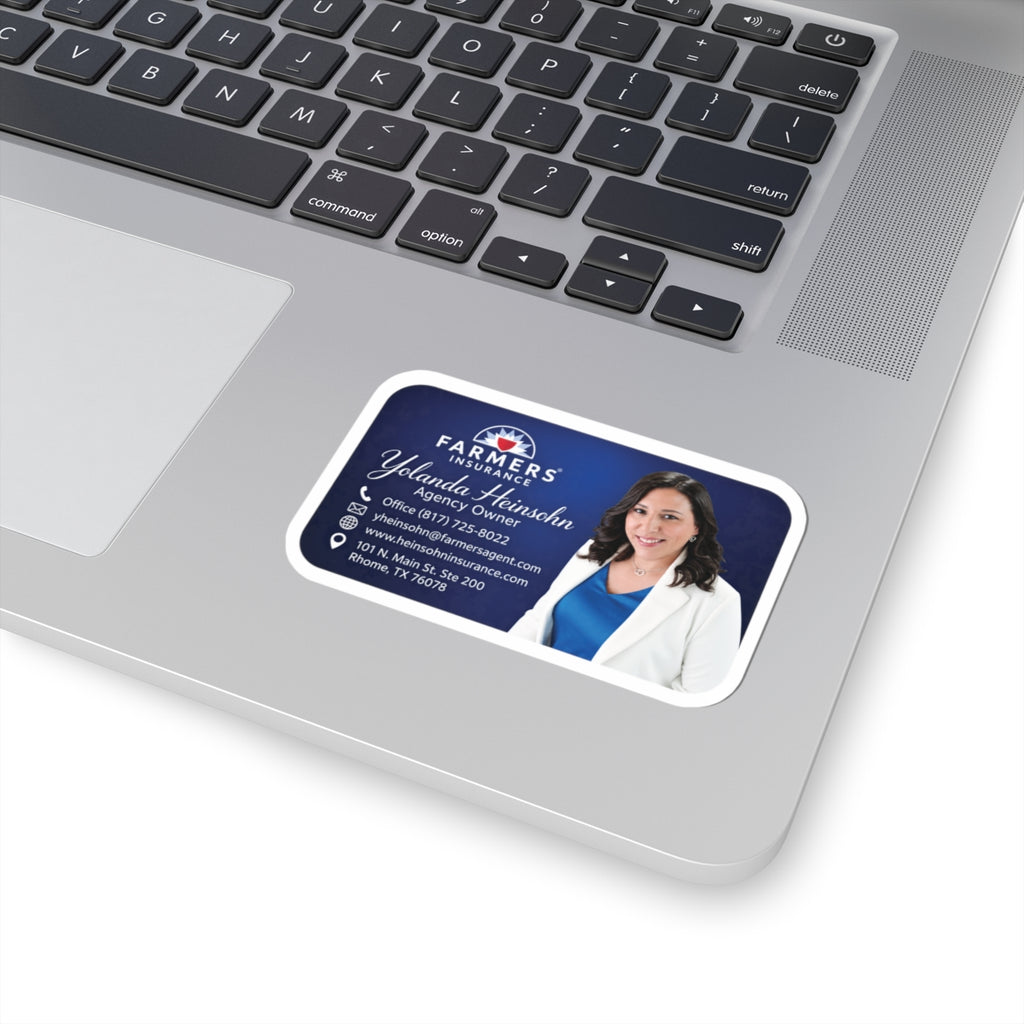 Farmers Insurance Agent Business Card Sticker