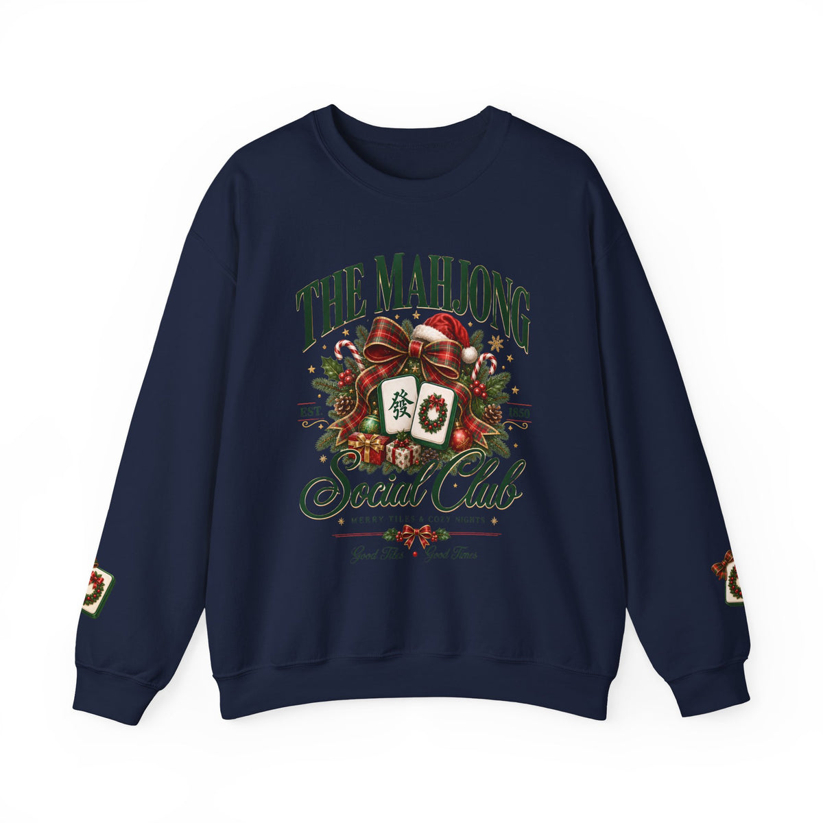 Mahjong Social Club Crewneck - CHRISTMAS