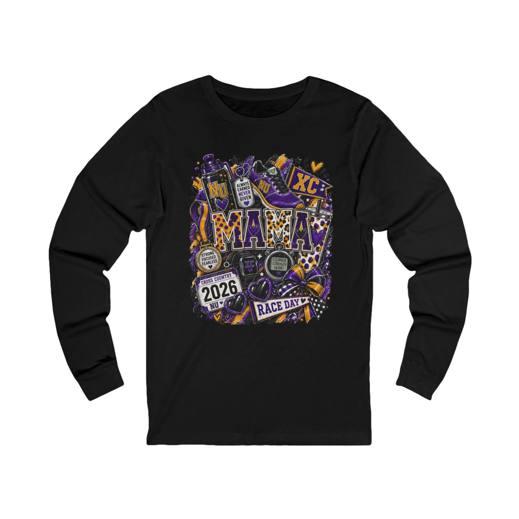 Mama Cross Country Race Day 2026 Long Sleeve Tee