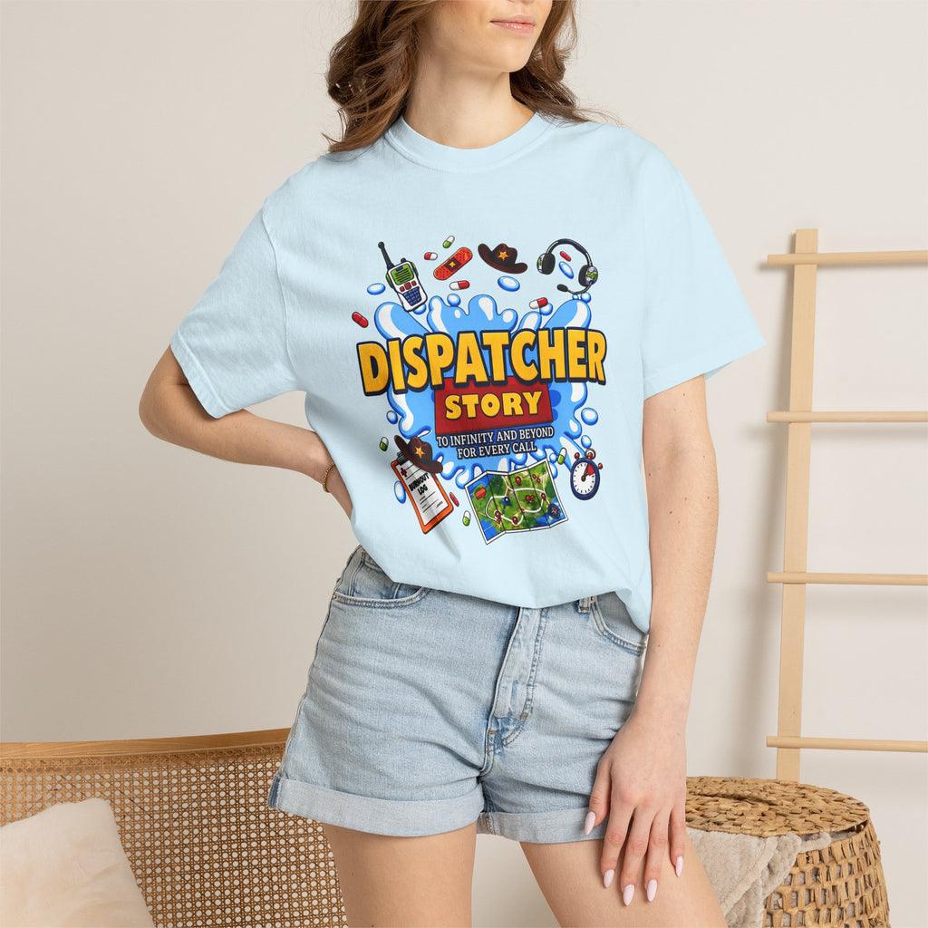 Dispatcher Story TShirt 911 Dispatcher Rescue Radio Call Center Tee