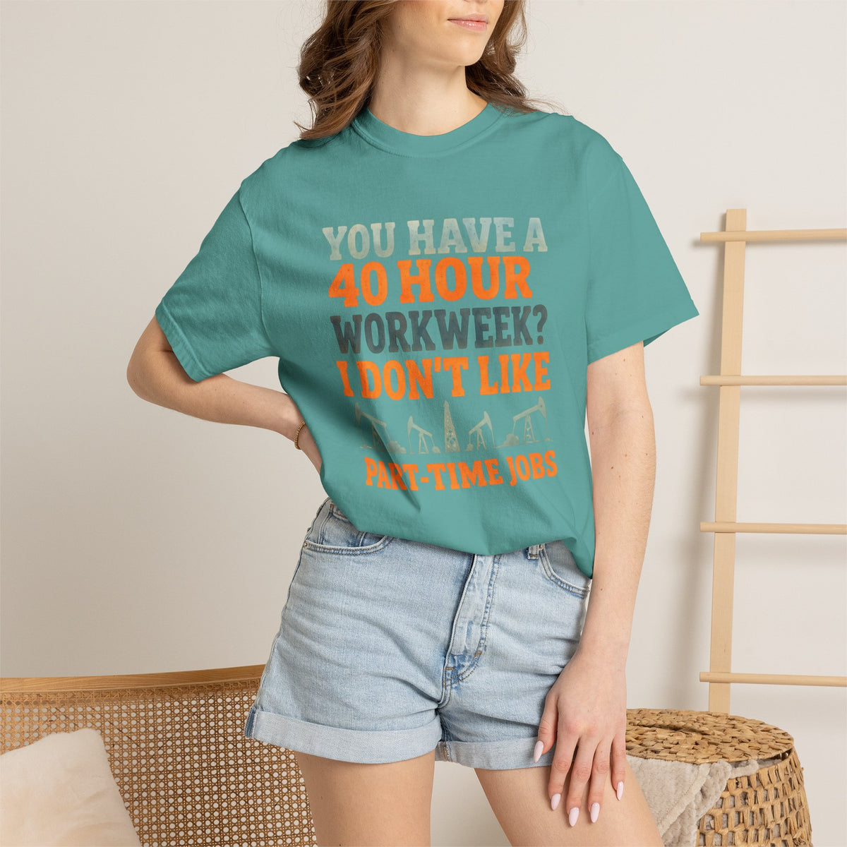 Funny Oilfield TShirt 40 Hour