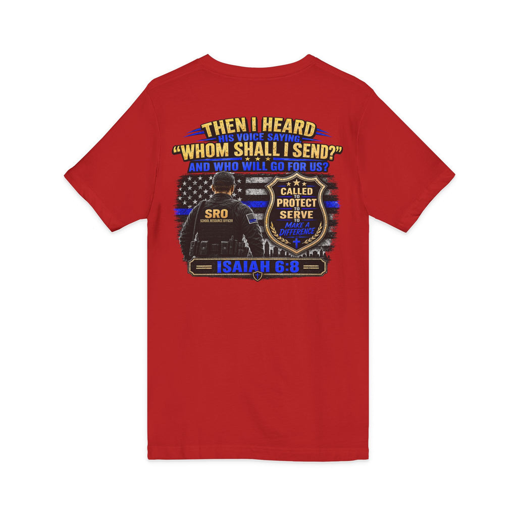 SPOUSE SRO V-Neck Tee — "Called to Protect"