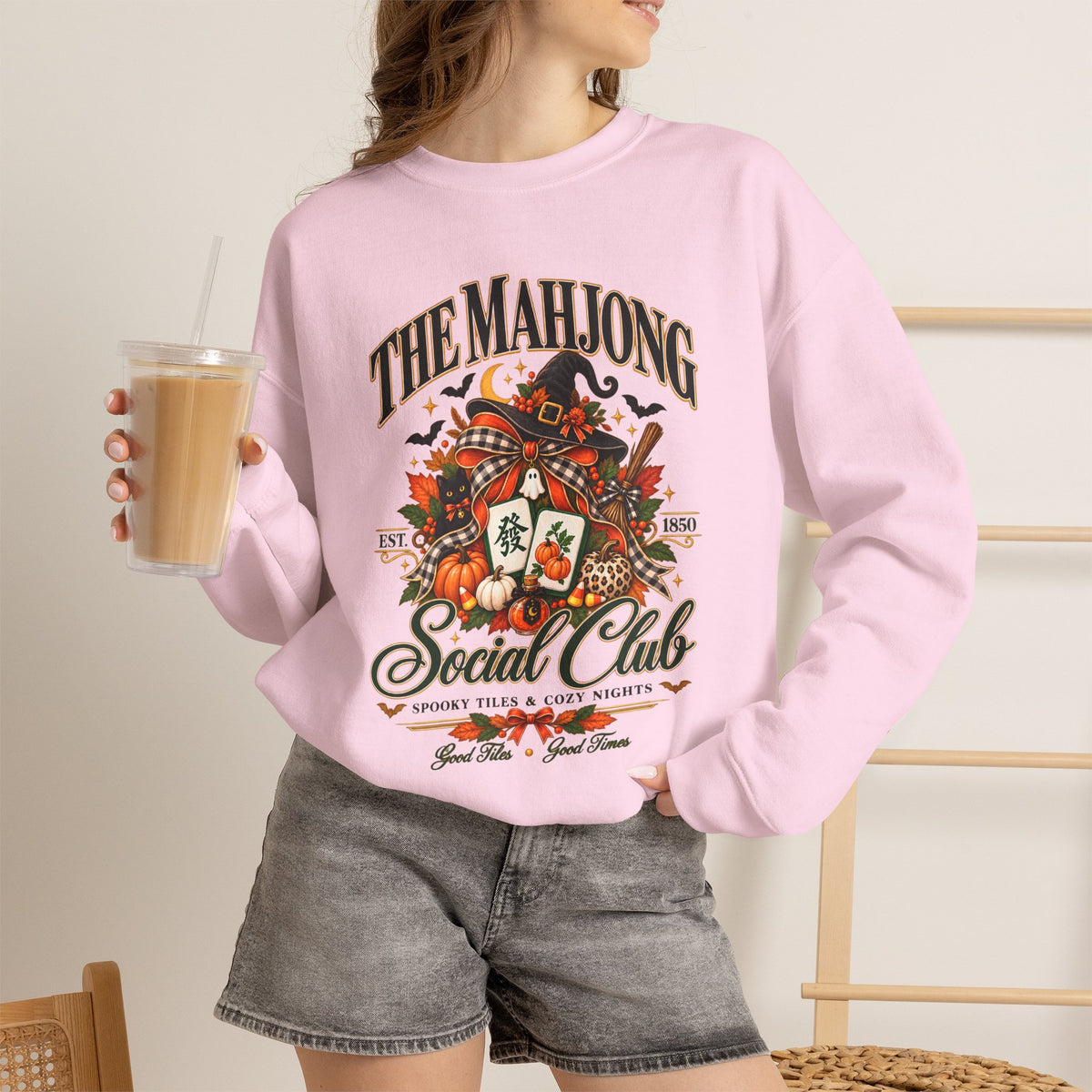 Mahjong Social Club Crewneck - FALL